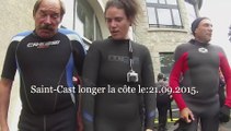 Saint-Cast longer la côte le:21.09.2015.