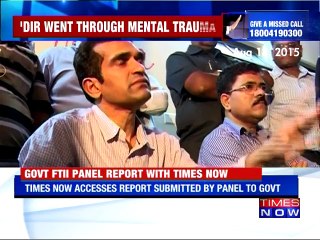 Report blames students for protest