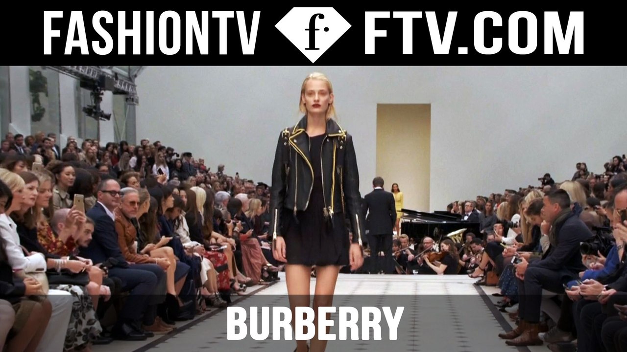 Very Special Burberry Runway Show at London Fashion Week! | LFW | FTV.com