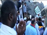 The rituals of the Hajj pilgrimage