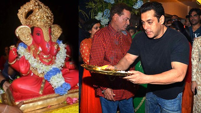 Salman Khan's Ganpati Visarjan 2015 | Salman Dancing At Ganpati Visarjan