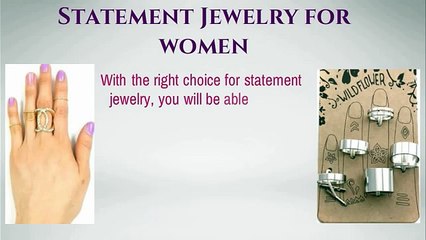 Shop Statement Jewelry for Women Choosy Shopper