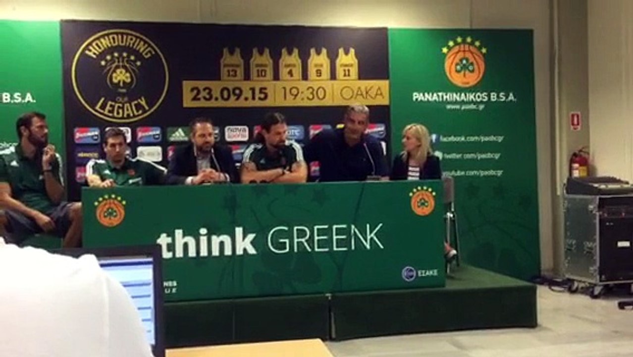 Ο Βράνκοβιτς για το "Honouring Our Legacy"