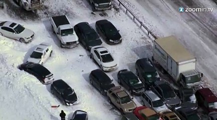 Gigantesque carambolage au Canada : 100 blessés