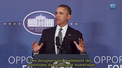 Obama l'a dit : les Etats-Unis fabriquent Iron Man