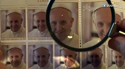 Timbres et pièces à l'effigie du Pape François