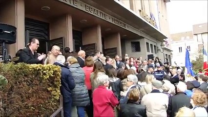 L'investiture de Karl Olive à Poissy en présence de David Douillet le 29 mars 2014