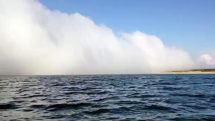 Découvrez l'étrange "banc de brouillard" sur le lac du Michigan