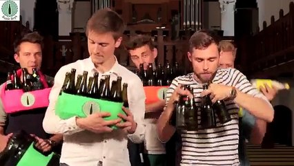 Ils reprennent Michael Jackson avec des bouteilles de bières !