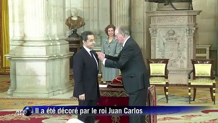 Quand le roi Juan Carlos décorait Nicolas Sarkozy en janvier 2012