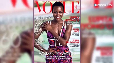 Lupita Nyongo en une du Vogue magazine