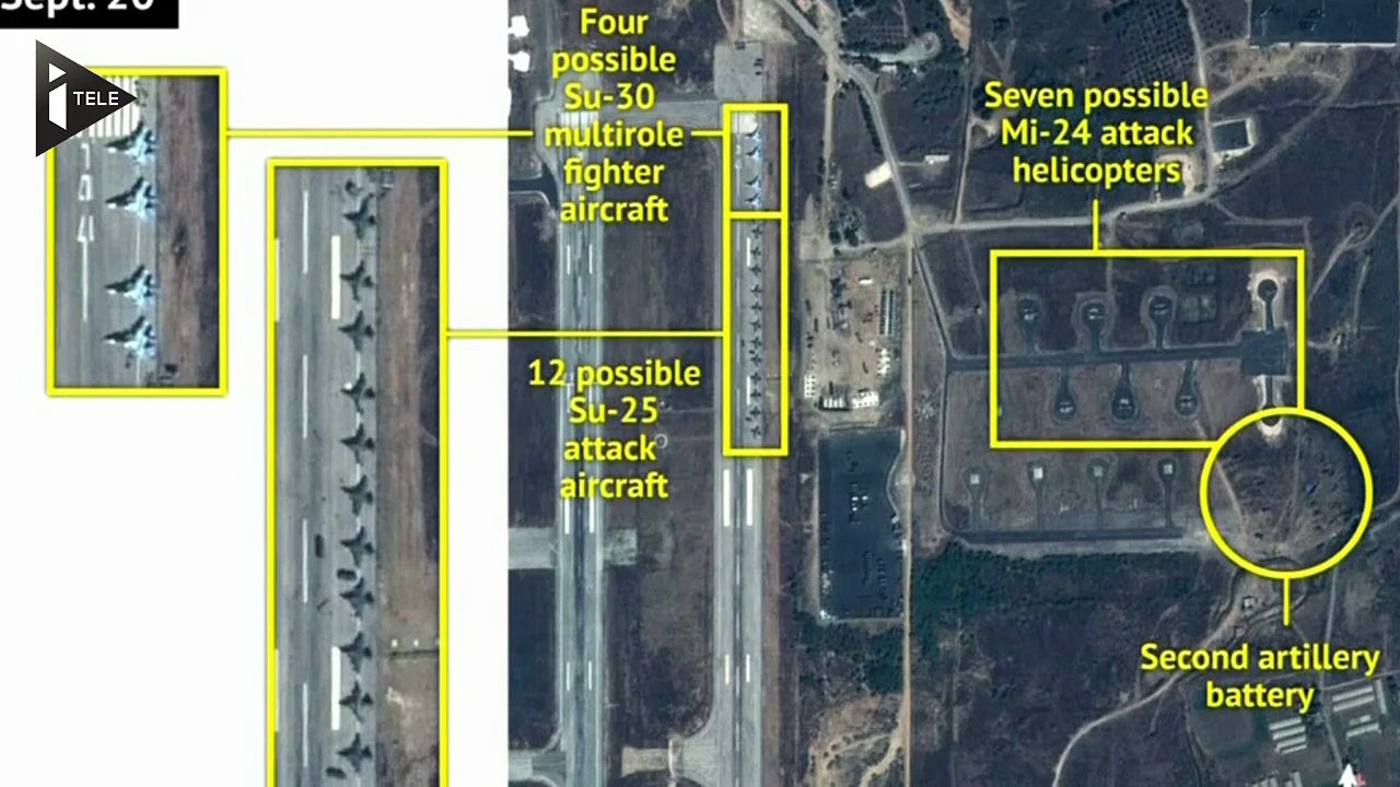 La Russie déploie des avions de chasse en Syrie