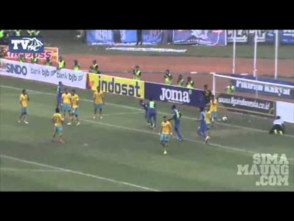 Highlights Persib Bandung vs Gresik United ISL 2014