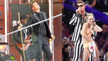 (VIDEO) Robin Thicke Controversial Blurred Lines Performance At Jimmy Kimmel Live!