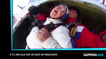 Une grand-mère de 93 ans fait un impressionnant saut en parachute