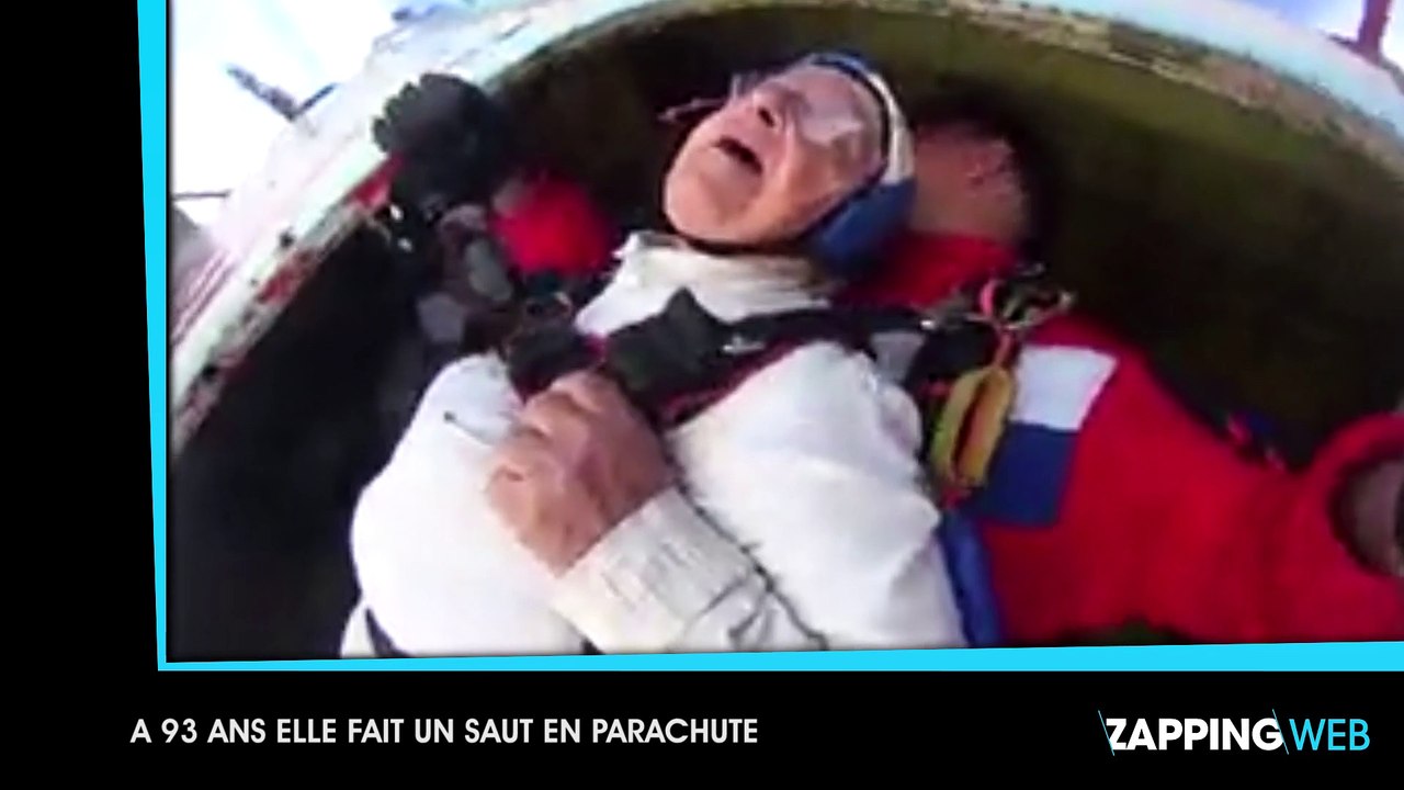 Une grand-mère de 93 ans fait un impressionnant saut en parachute