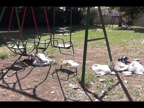 Aversa (CE) - Degrado nell'area standard di Via Garofalo (21.09.15)