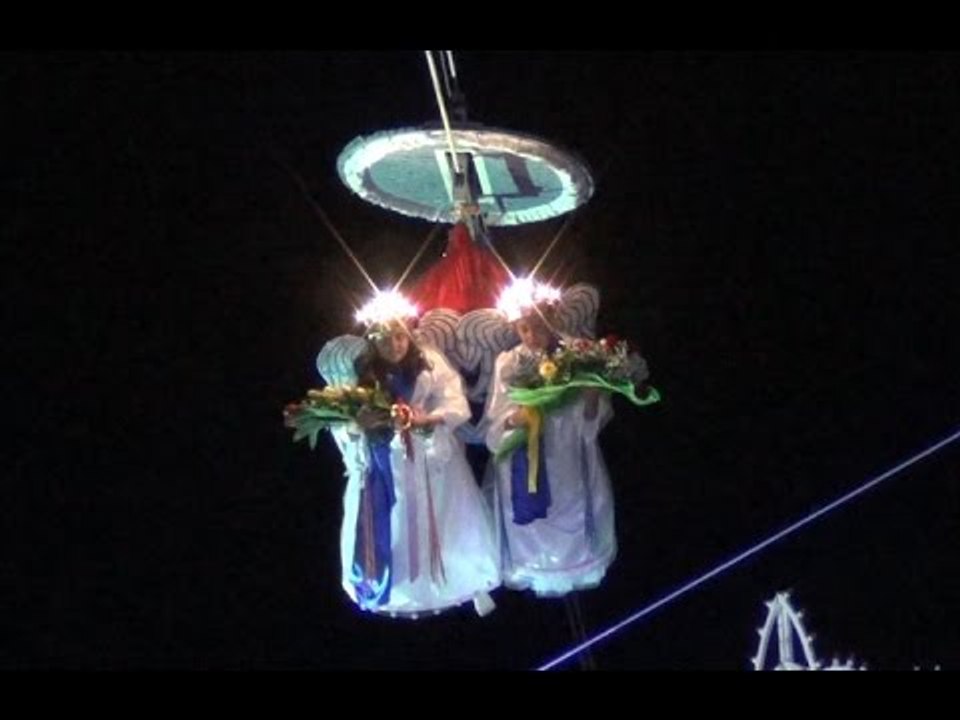 Lusciano (CE) - Il Volo dell'Angelo alla Festa di San Luciano (20.09.15)