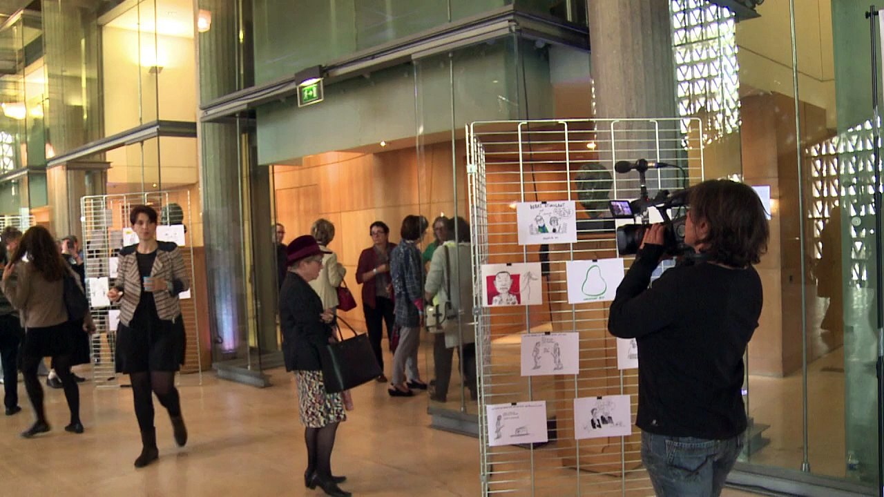 Des dessinateurs de presse du monde entier en colloque à Paris