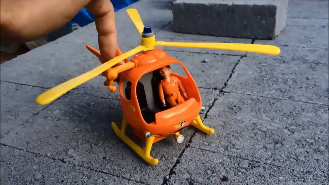 Fireman Sam toys playset - Helicopter Tom Tomas Channel 5 by Kids Toys enfants helicoptere