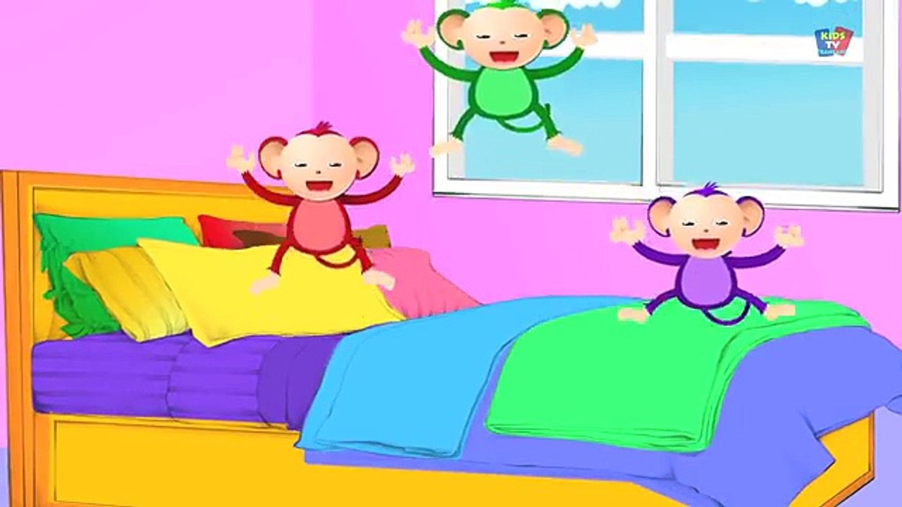 Cinq petits singes comptines Five Little Monkeys