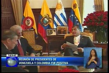 Siete puntos fueron acordados en la reunión diplomática entre presidentes de Colombia y Venezuela