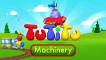 TuTiTu Specials _ Machinery Toys for Children _ Garbage Truck, Tractor and Crane!