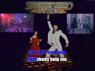 KARAOKE BEE GEES - Staying alive