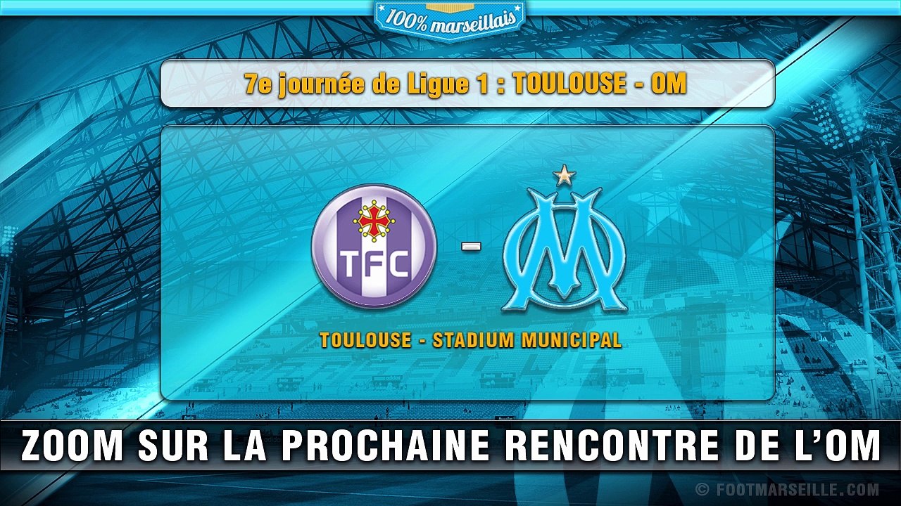 7eJournée de Ligue 1 TOULOUSE-OM, les stats
