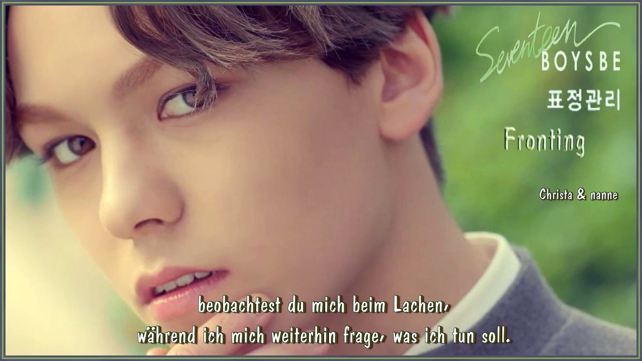 Seventeen – Fronting k.-pop [german Sub] 2nd Mini Album 'BOYS BE