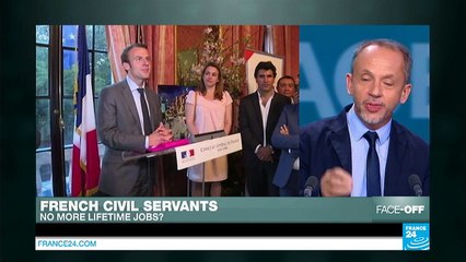 French civil servants: No more jobs for life?