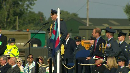 Prince William visits RAF Coningsby for 100th Anniversary