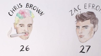 Male Celebrities Aged 1-100