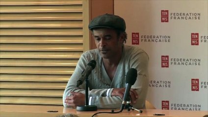 Yannick Noah : "J'ai espoir de recadrer, de réorganiser certaines choses"