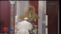 Pope Francis prays in Santiago for Cuban people