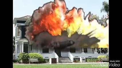 Explosion eat Building Tower FL5 Fluffy Gamer movie film