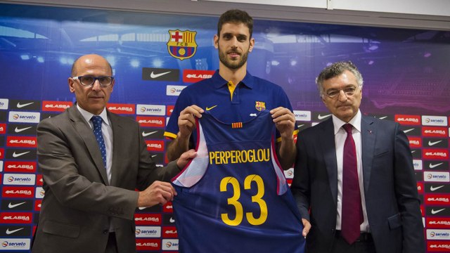 FCB Lassa (Basket): Presentation of Stratos Perperoglou