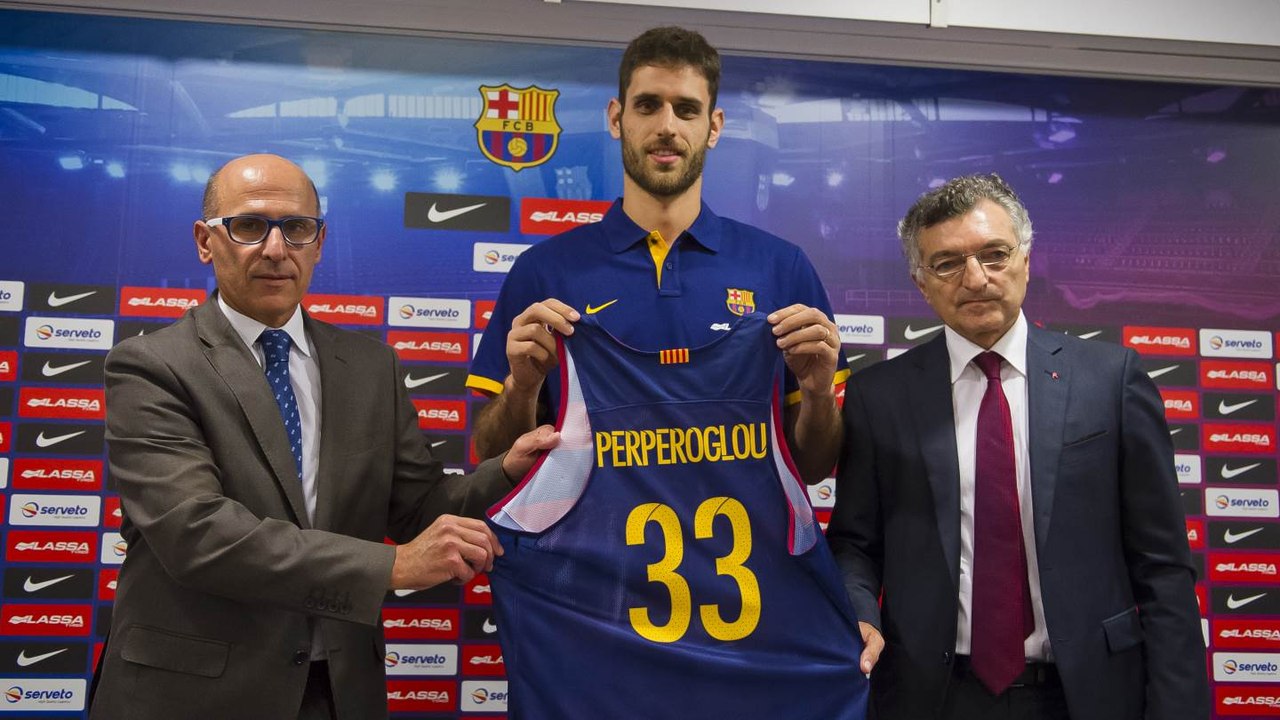 FCB Lassa (Basket): Presentació Stratos Perperoglou [CAT]