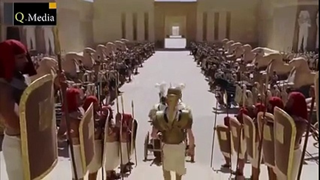 هلاك فرعون مقطع رهيب