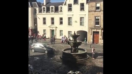 Boy takes down hate preacher in the most Scottish way possible