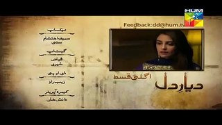 Diyar E Dil Episode 29 Promo Hum Tv