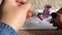 CND Shellac & Lecente Glitter Cut Out Nail Art Tutorial