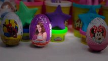 kinder surprise eggs Play Doh Violetta Peppa Pig Spiderman egg Surprise