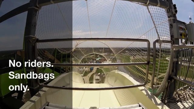 Descente du Verrückt, le plus haut toboggan aquatique du monde