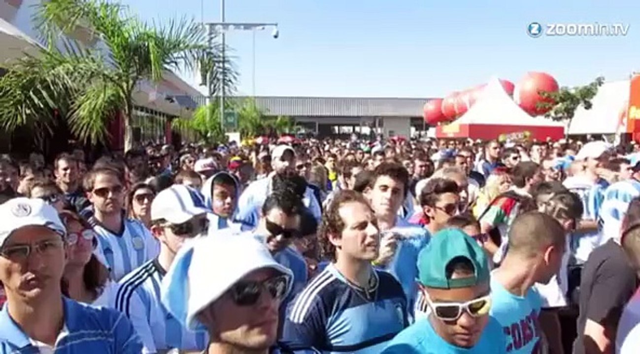 Mondial: les supporters argentins exultent à São Paulo