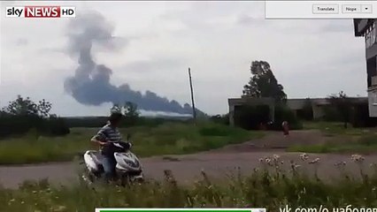 Un avion de la Malaysia Airlines abattu au dessus de l'Ukraine