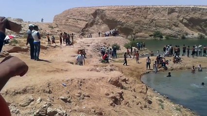 "Gafsa Beach", un mystérieux lac apparu dans le sud tunisien