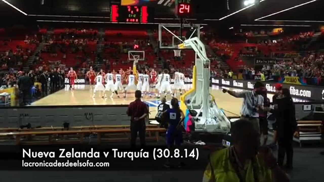 Mondial de basket-ball : les Turcs ignorent totalement le haka des Néo-Zélandais