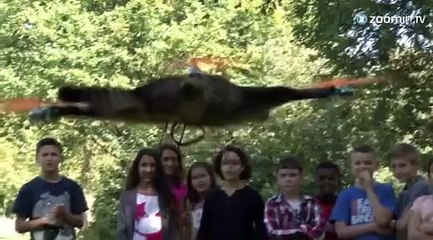 Après le chat, voici le rat volant!