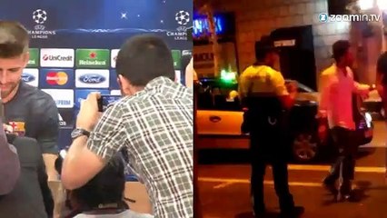 Gerard Piqué a manqué de respect à un gentil policier!
